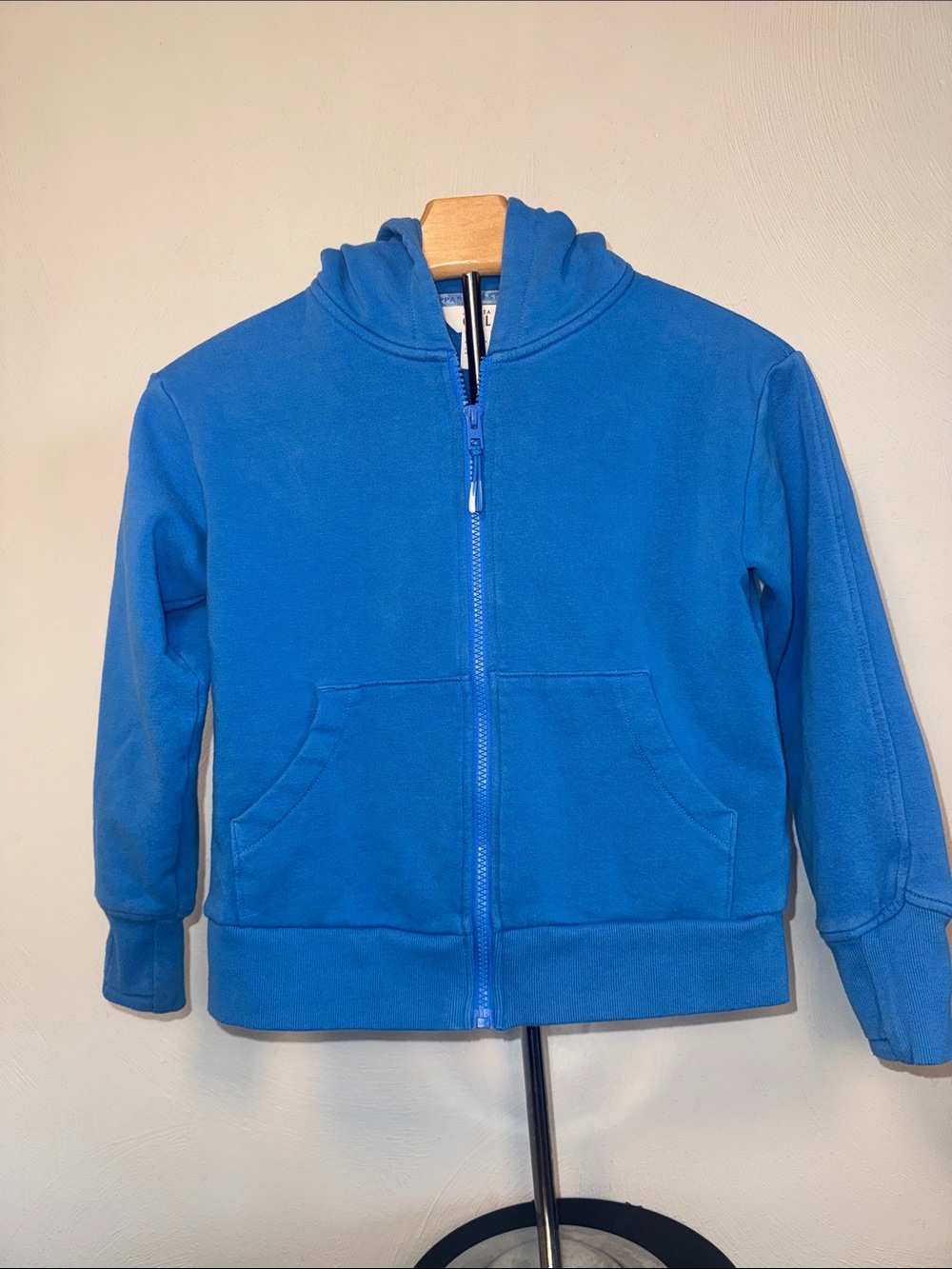 Athleta Bright Blue Kids Full-Zip Hoodie